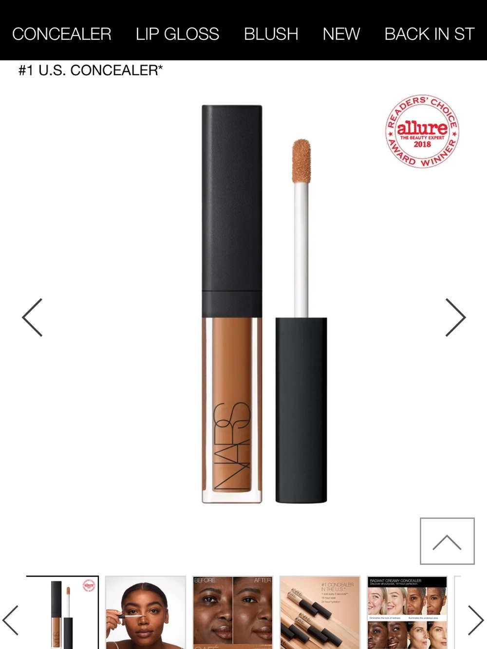 NARS Mini Radiant Creamy Concealer makeup